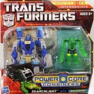 Transformers Power Core Combiners Searchlight with Backwind, 2 Pack SEALED